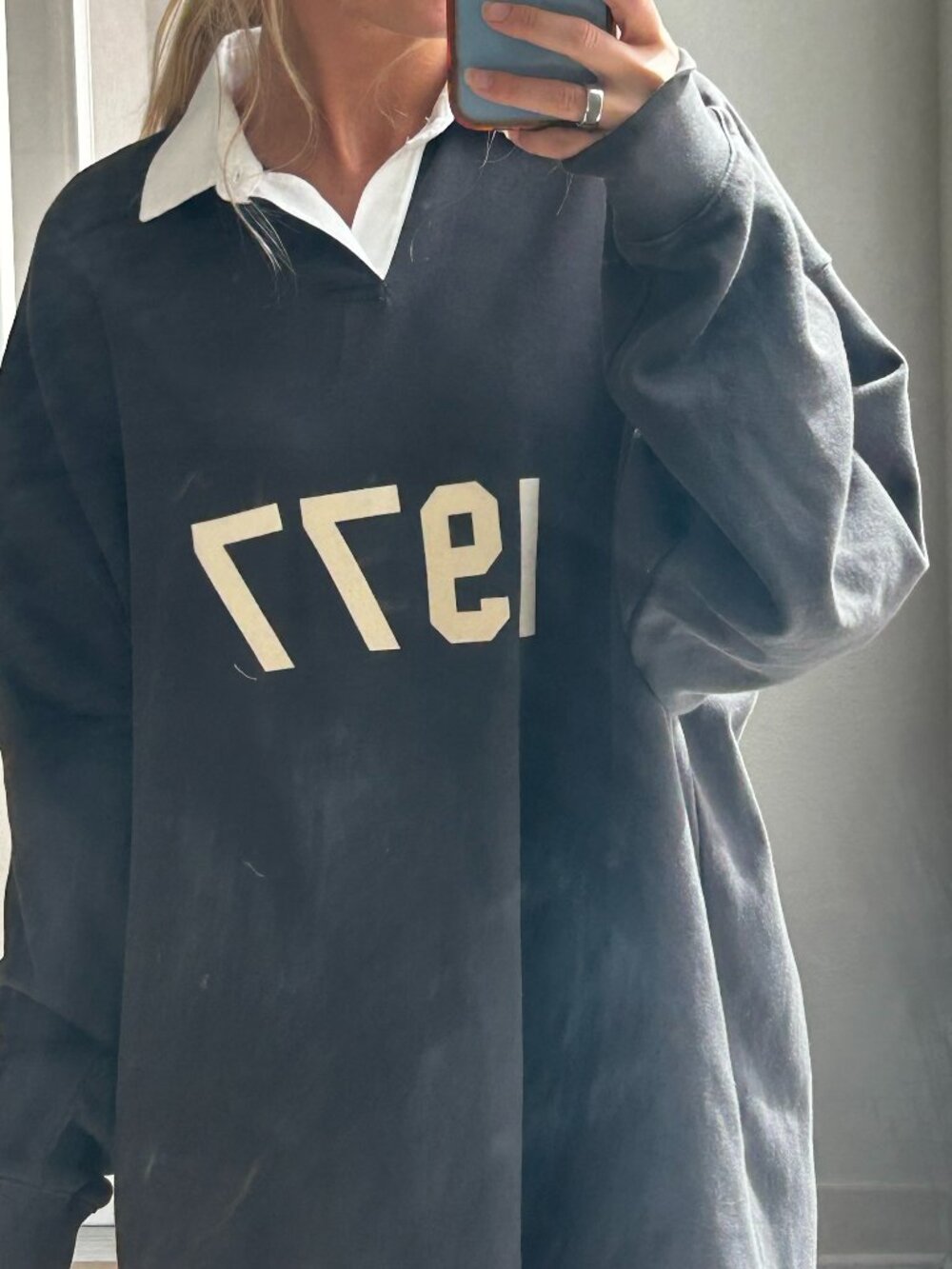 Essentials Oversized Collared Shirt